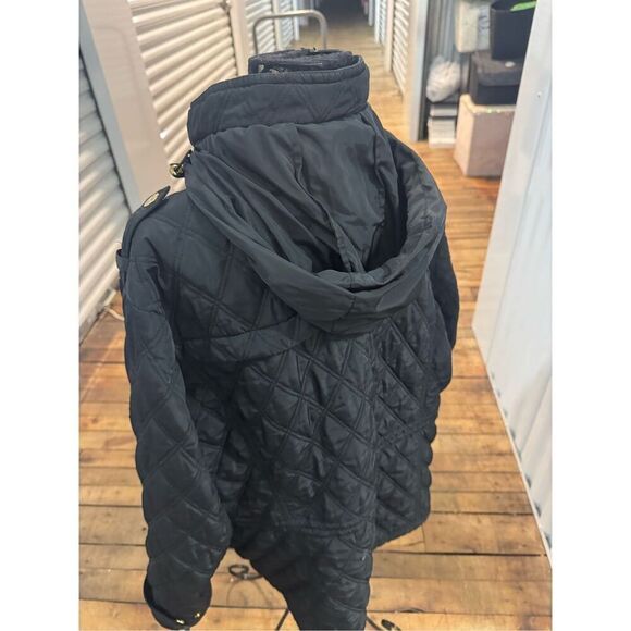 Michael kors mkblack/gold  quilted packable Jacket/coat hooded plus size 1xl - Picture 5 of 11